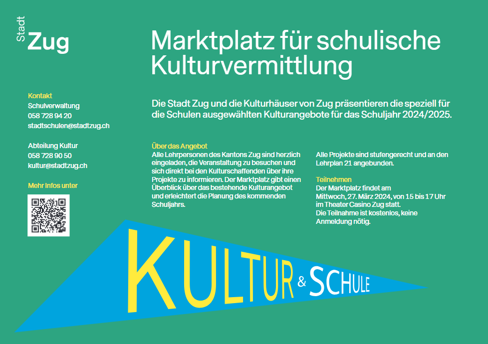 Informatiktheater wird zum neuen Kulturangebot für Stadtschulen in Zug